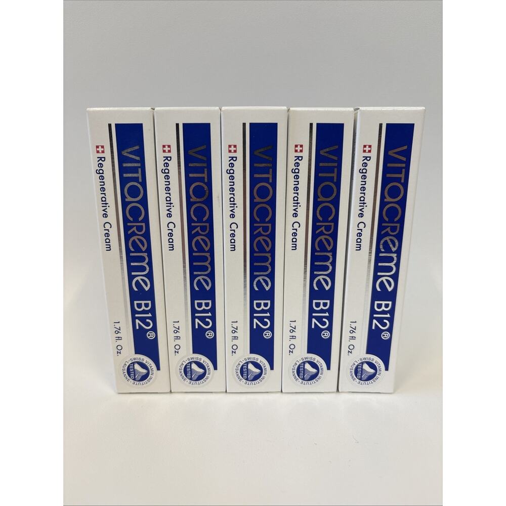 Set of 5pcs x Vitacreme B12 Regenerative Cream NIB 50ml EXP 2/24